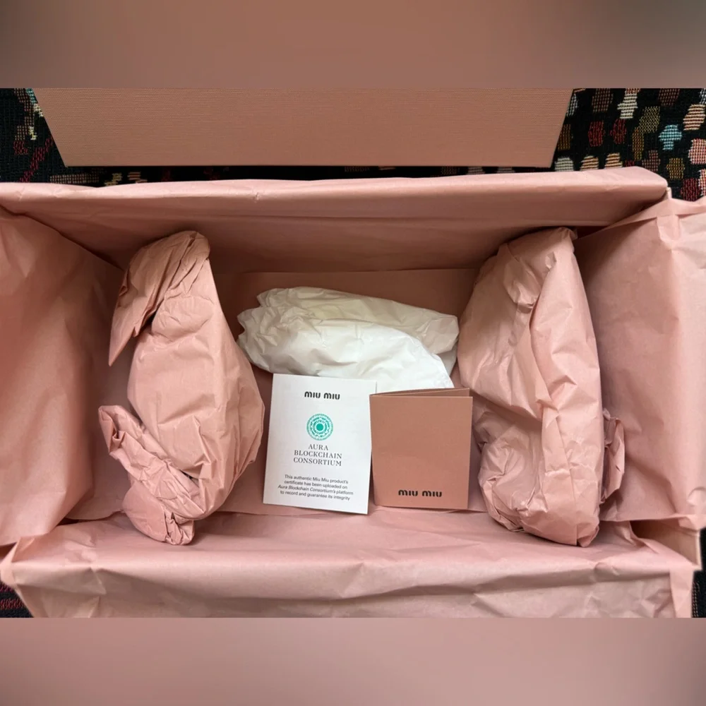 Miu Miu Empty Shoe box Sandals (Size 38 )